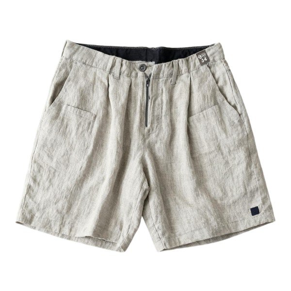 Men's Light Linen-Blend Casual Shorts